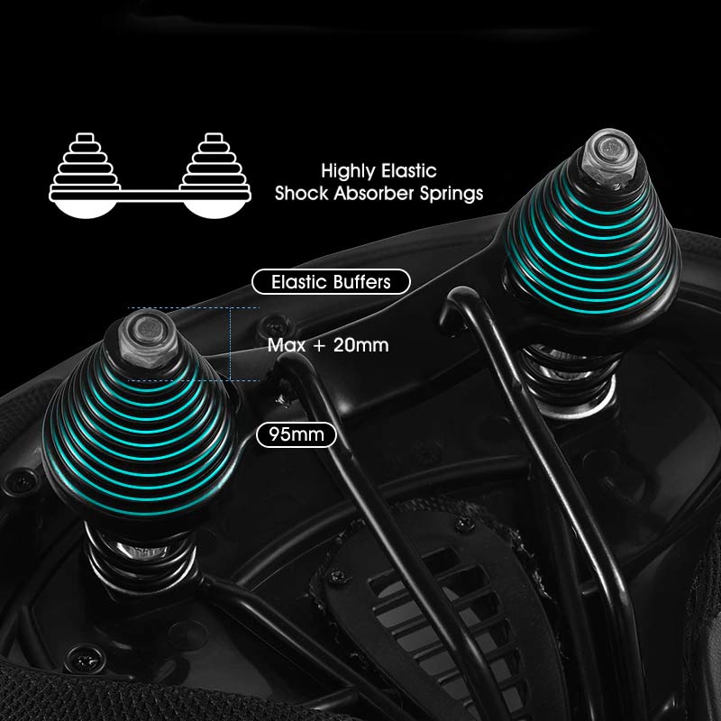 Westbiking - Selle extra large contre la douleur en selle