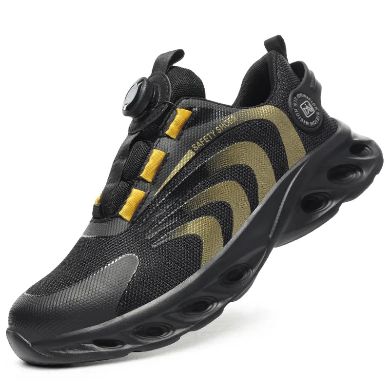 Chaussures de sécurité à lacet rotatif