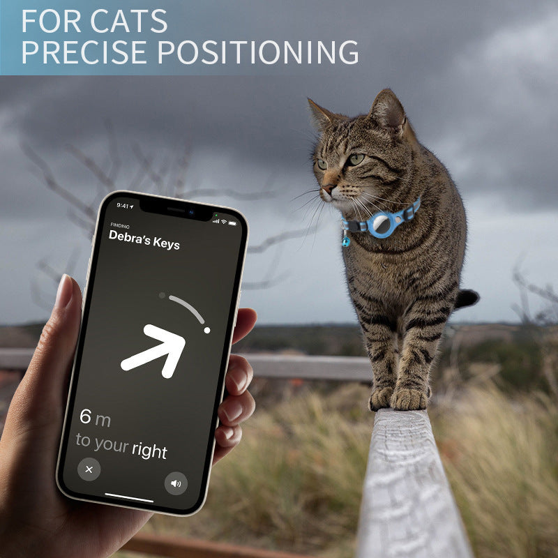 Smart Cat Collar with Apple AirTag Holder
