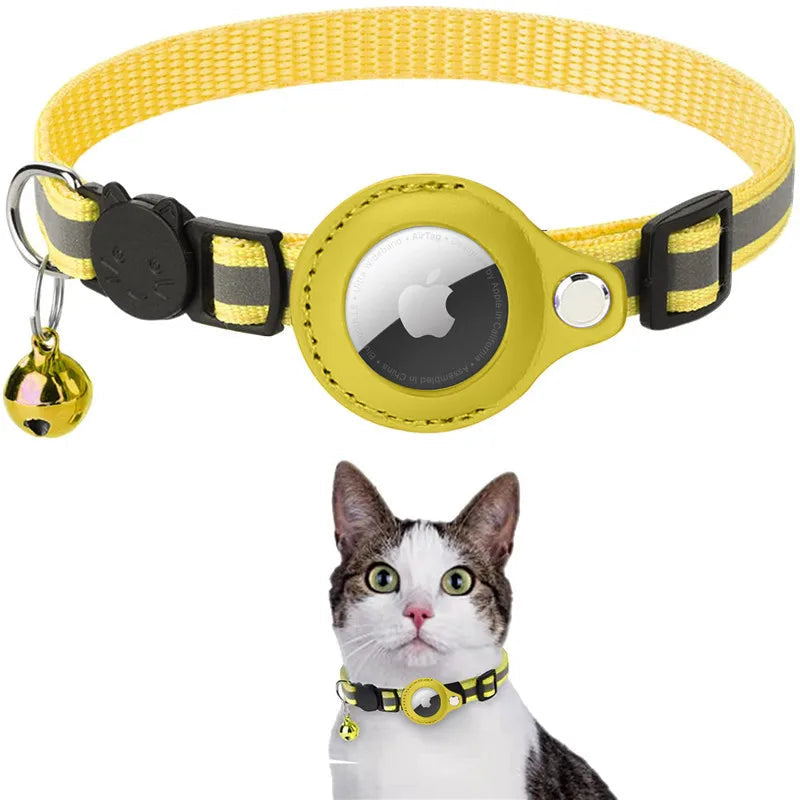 Smart Cat Collar with Apple AirTag Holder