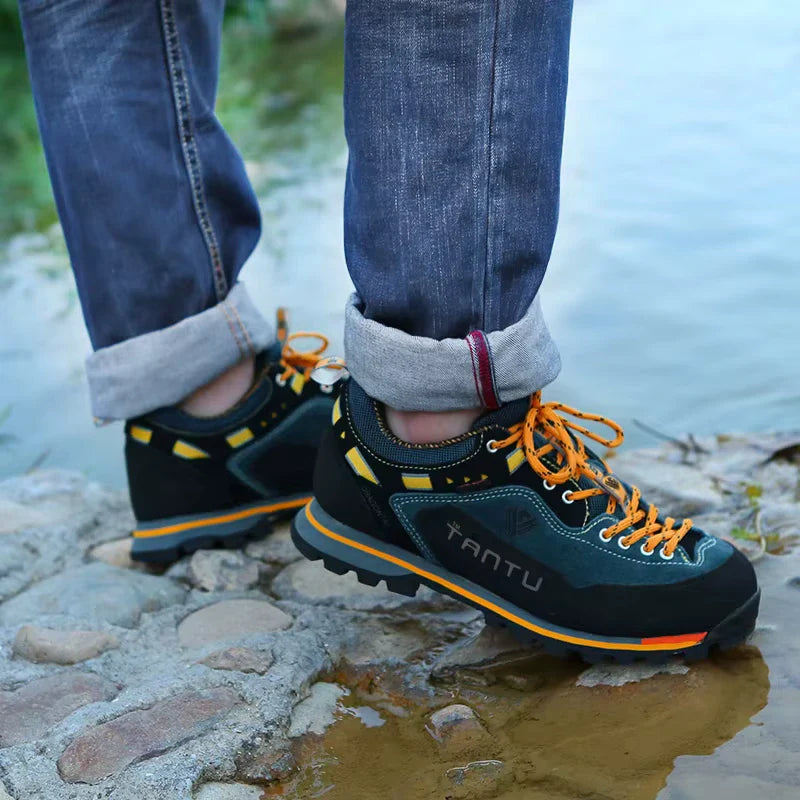 Chaussures de Randonnée Antidérapantes en Cuir