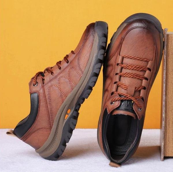 Chaussures Orthopédiques en Cuir pour Hommes