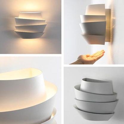 Luminique - Applique Murale Scandinave avec Double Éclairage en Fer