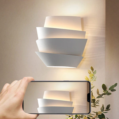 Luminique - Applique Murale Scandinave avec Double Éclairage en Fer