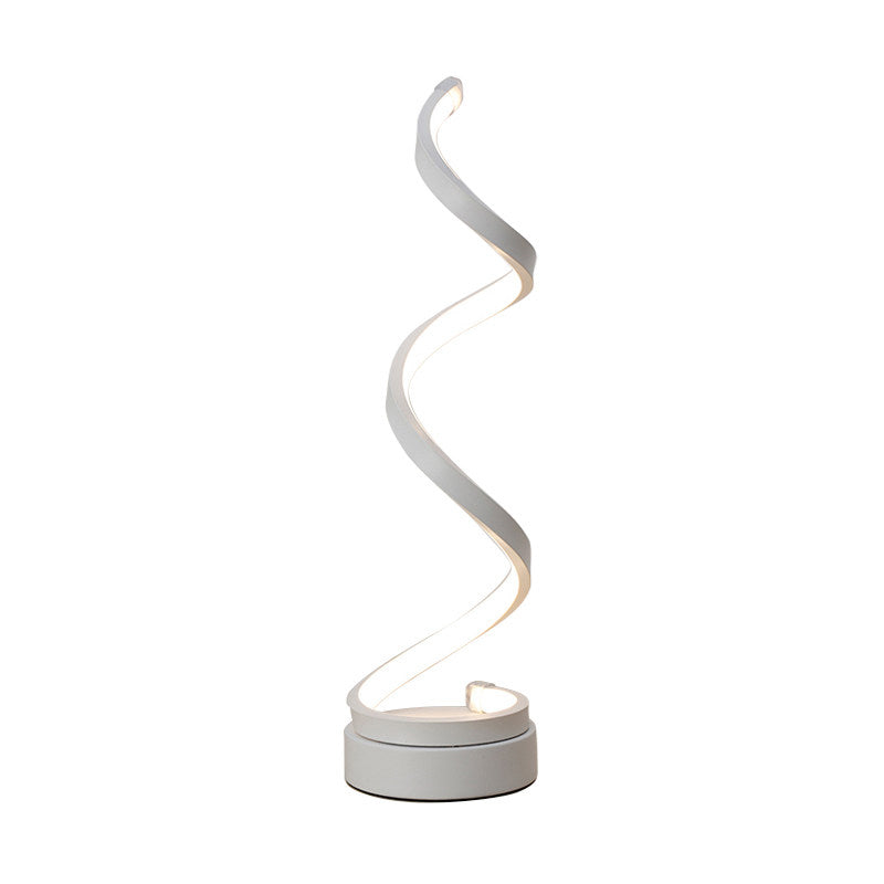 GloBulb - Lampe de Table Moderne avec Design Spiralé LED