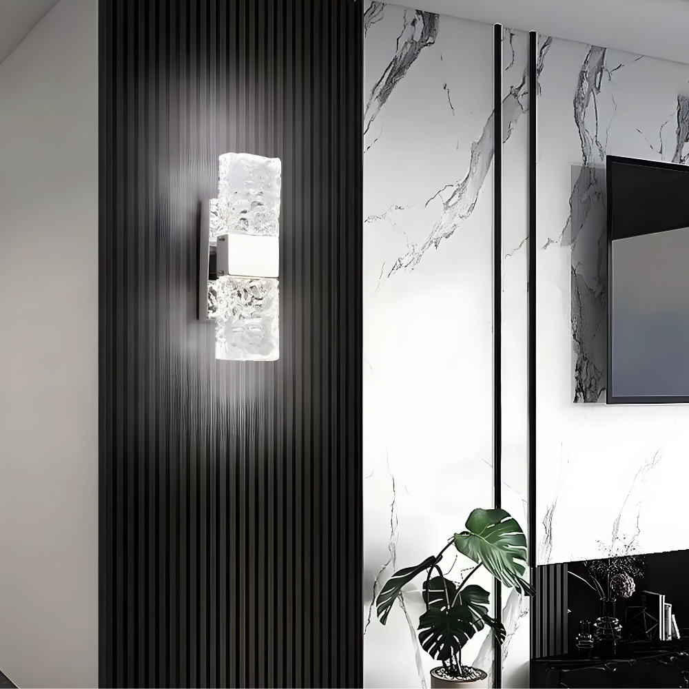 AuraCrystal - Lampe murale en cristal design