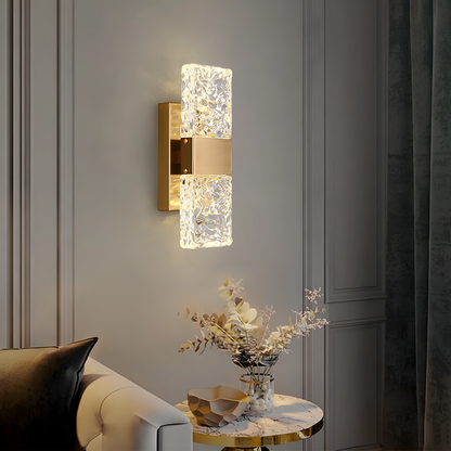 AuraCrystal - Lampe murale en cristal design