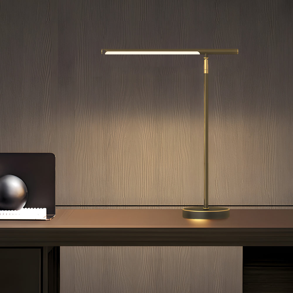 Copper Linear - Lampe de Bureau en Laiton LED avec Direction Réglable