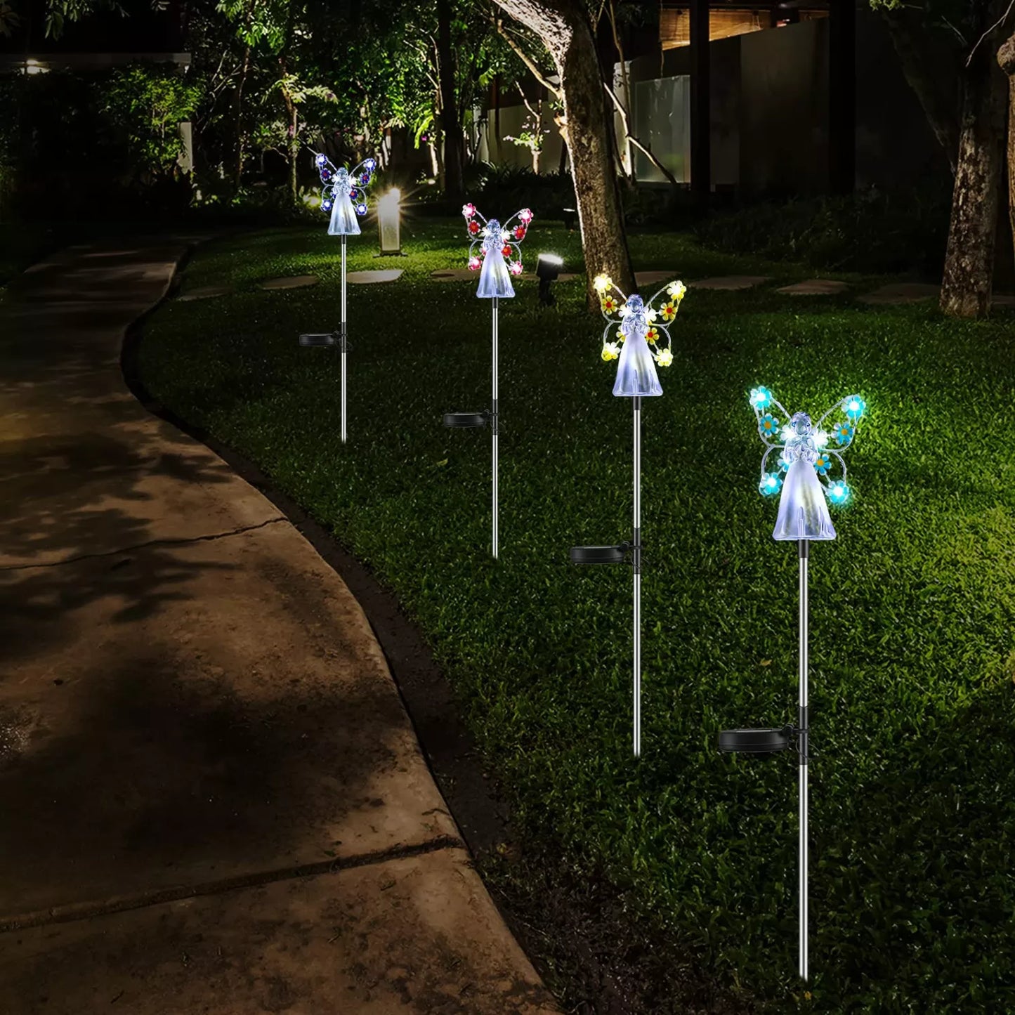 Angelicglow - Ampoules solaires décoratives pour jardin