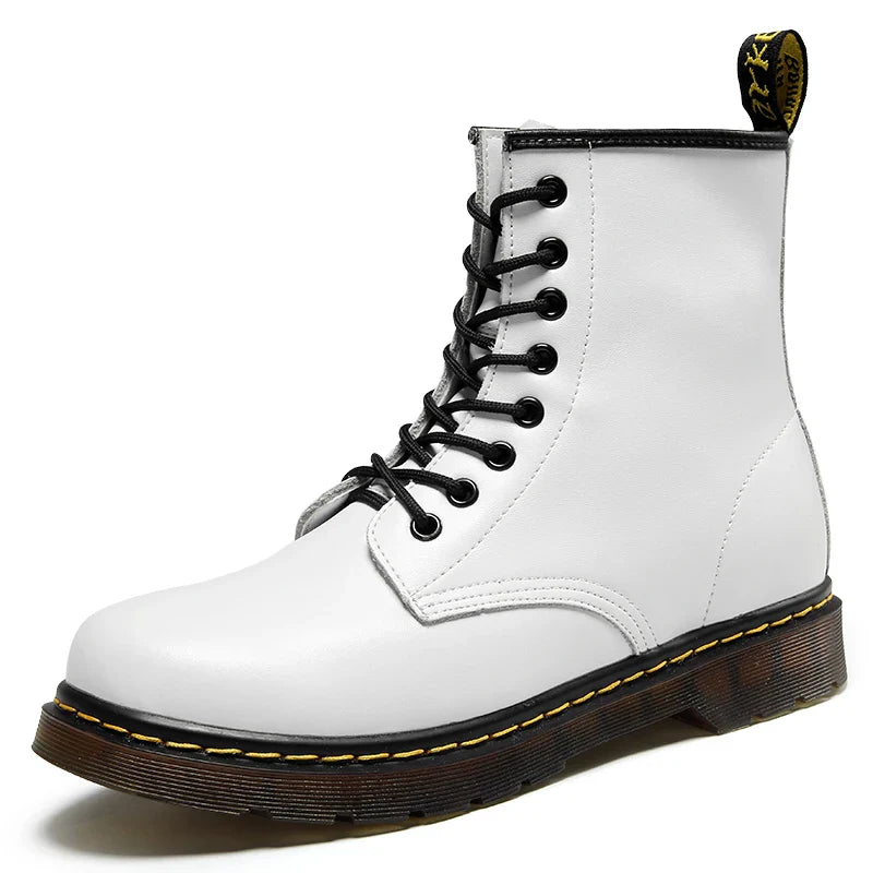 Klassieke Leren Boots met Britse Uitstraling voor Mannen