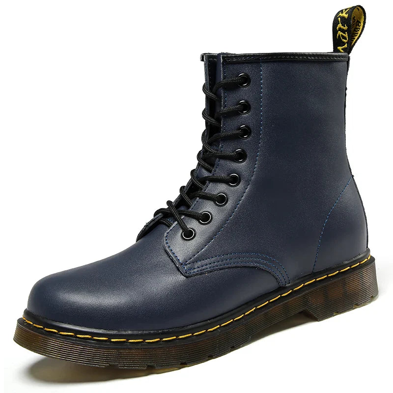 Klassieke Leren Boots met Britse Uitstraling voor Mannen