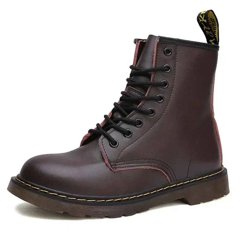 Klassieke Leren Boots met Britse Uitstraling voor Mannen