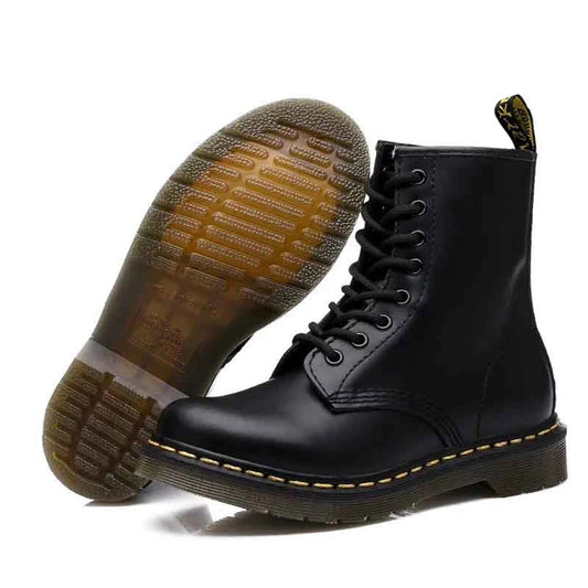 Bottes Martin Classique en Cuir Style Britannique