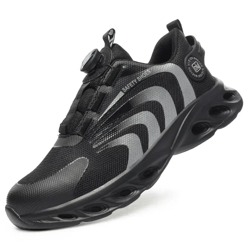 Chaussures de sécurité à lacet rotatif