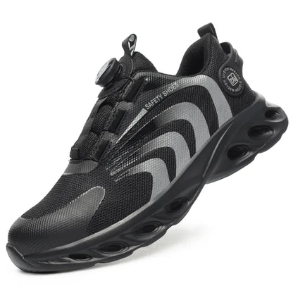 Chaussures de sécurité à lacet rotatif