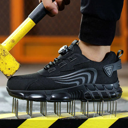 Chaussures de sécurité à lacet rotatif