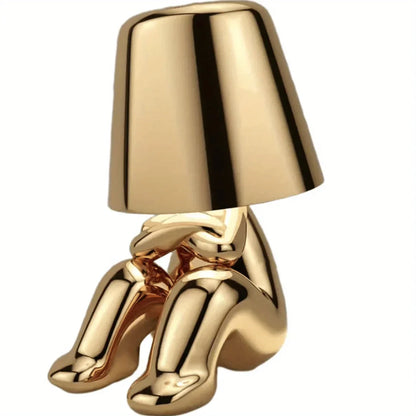 GoldenGrace - Lampe de Table Statue Dorée