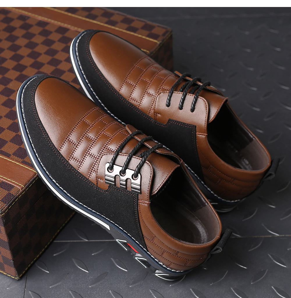 Chaussures Casual Business En Cuir