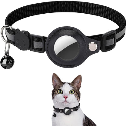 Smart Cat Collar with Apple AirTag Holder