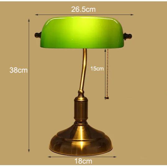 Euréka - Lampe de table en verre européenne