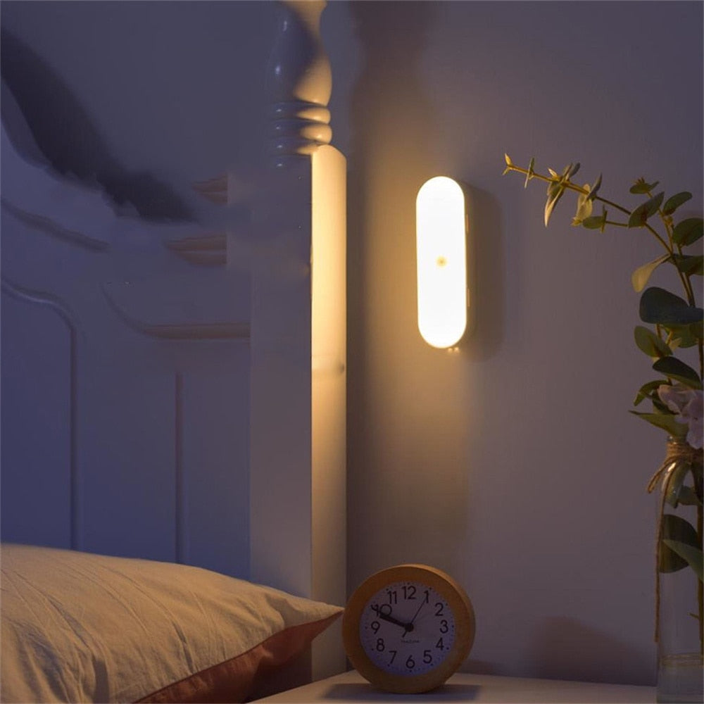 LED USB - Lampe Murale Sans Fil avec Capteur de Mouvement Rechargeable