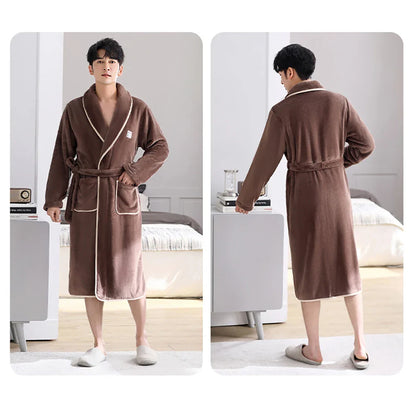 WarmPlush – Robe de bain homme douce et chaude