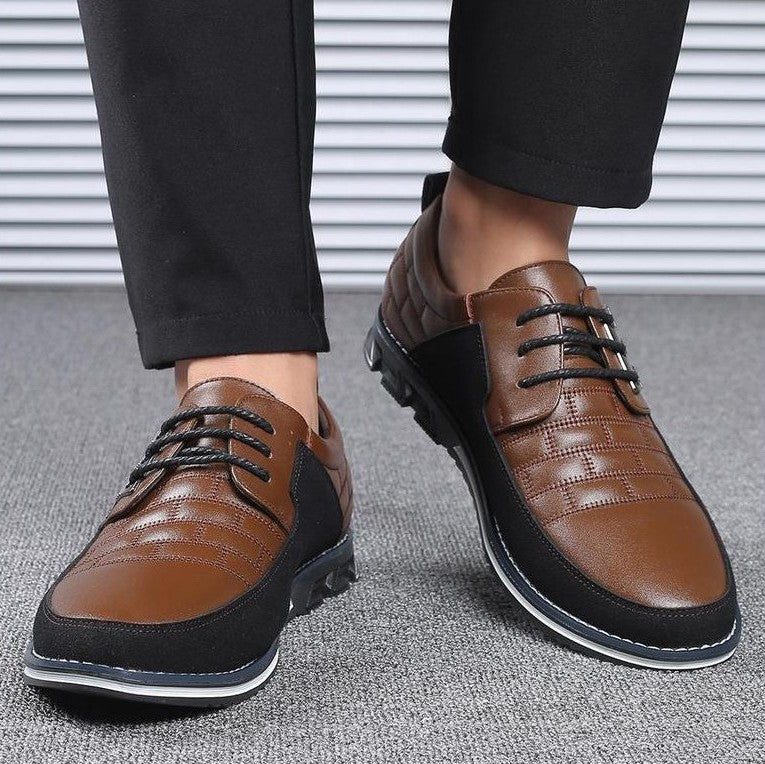 Chaussures Casual Business En Cuir