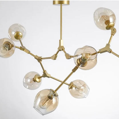 BubbleLight – Lustre Sputnik en Verre Bulle