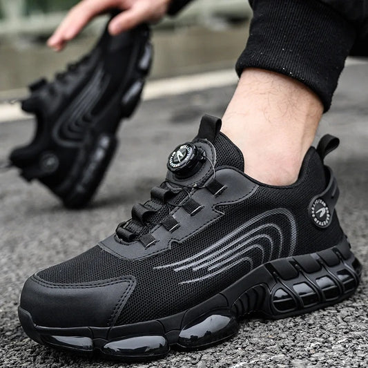 Chaussures de sécurité à lacet rotatif