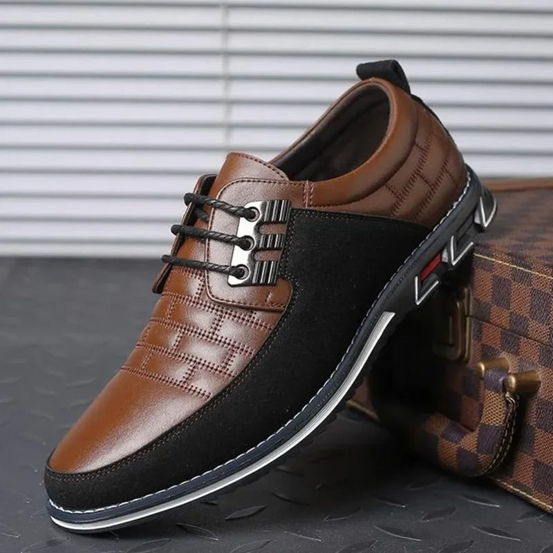 Chaussures Casual Business En Cuir
