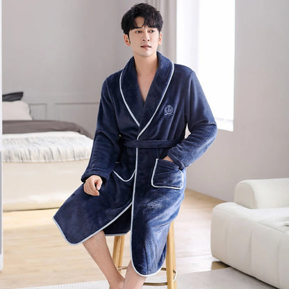 WarmPlush – Robe de bain homme douce et chaude