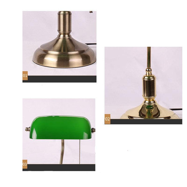 Euréka - Lampe de table en verre européenne